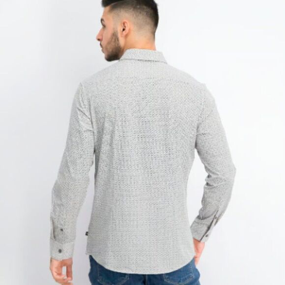 7 DAIMONDS 4 Way Stretch Morning After Button Down Shirt Size XL - Picture 3 of 9